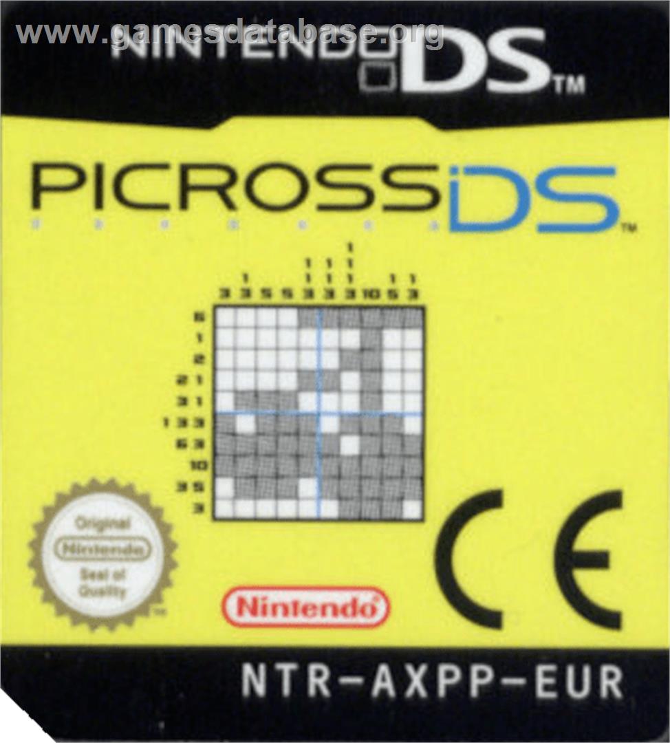 Picross Ds - Nintendo DS - Artwork - Cartridge Top