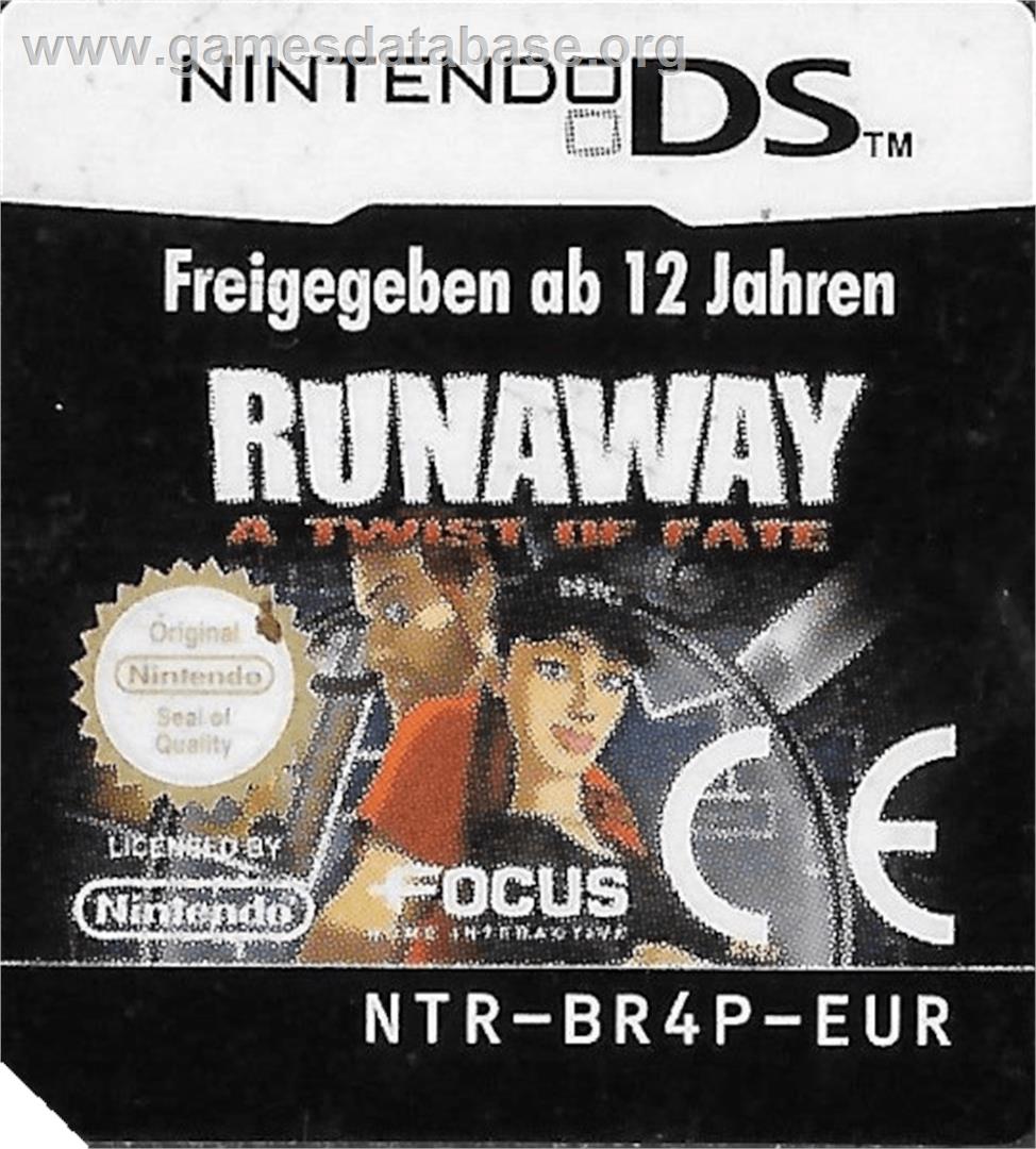 Runaway - A Twist Of Fate - Nintendo DS - Artwork - Cartridge Top