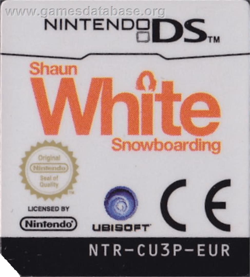 Shaun White Snowboarding - Nintendo DS - Artwork - Cartridge Top