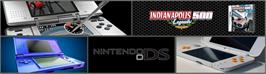 Arcade Cabinet Marquee for Indianapolis 500 Legends.