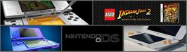 Arcade Cabinet Marquee for Lego Indiana Jones 2 - L'aventure Continue.