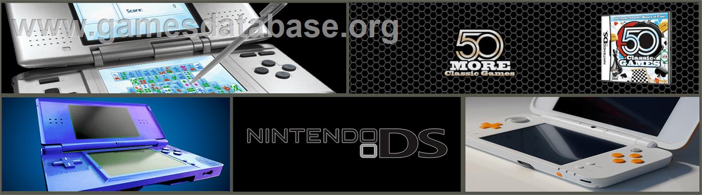 50 Classic Games - Nintendo DS - Artwork - Marquee