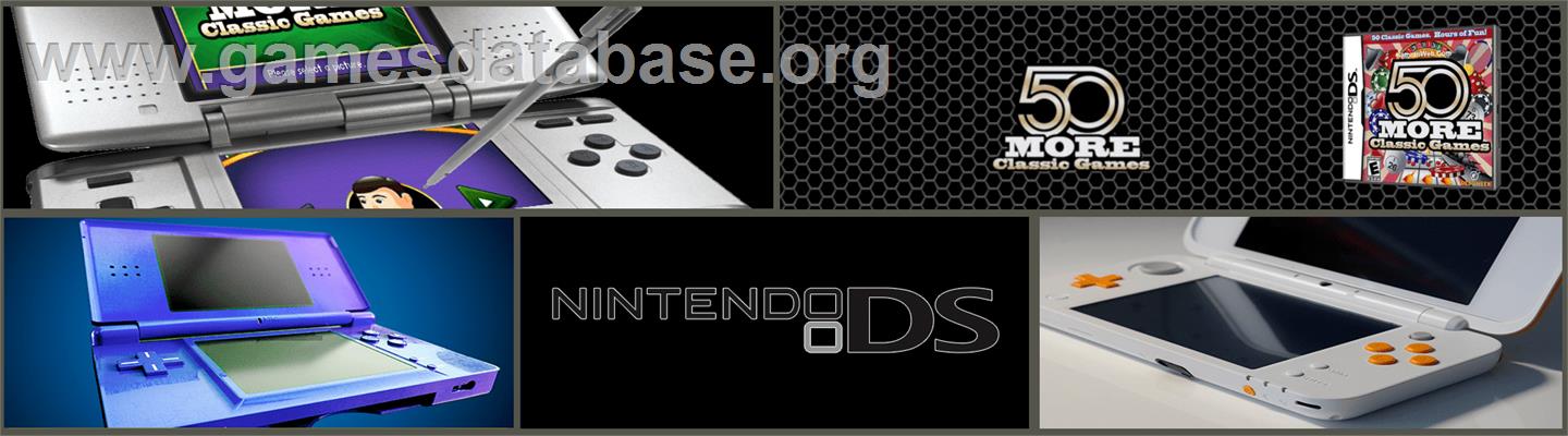 50 More Classic Games - Nintendo DS - Artwork - Marquee