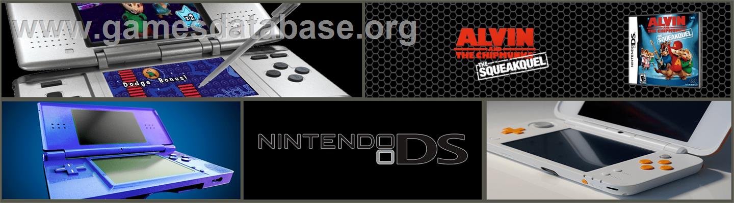 Alvin And The Chipmunks - The Squeakquel - Nintendo DS - Artwork - Marquee