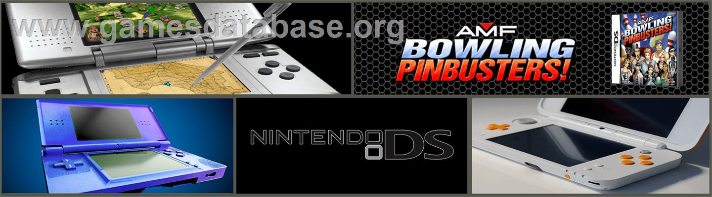 Amf Bowling Pinbusters! - Nintendo DS - Artwork - Marquee
