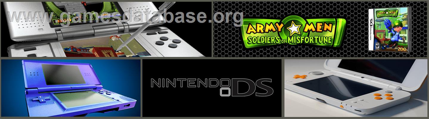 Army Men - Soldiers Of Misfortune - Nintendo DS - Artwork - Marquee