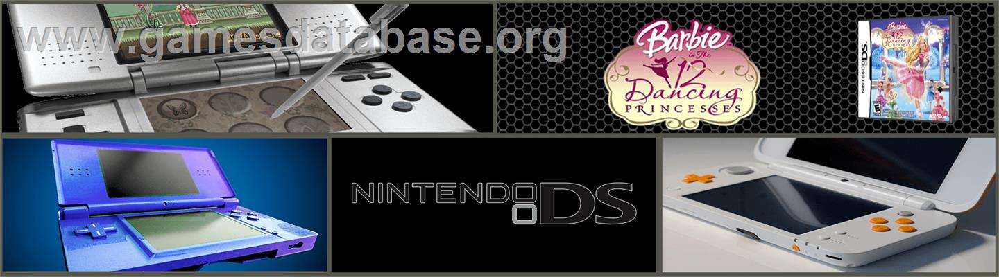 Barbie In The 12 Dancing Princesses - Nintendo DS - Artwork - Marquee