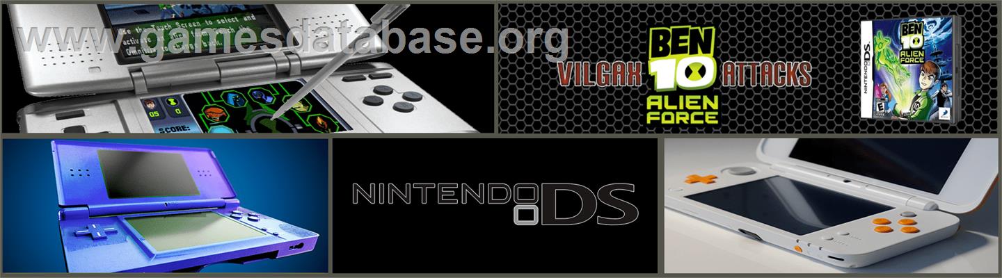 Ben 10 - Alien Force - Vilgax Attacks - Nintendo DS - Artwork - Marquee