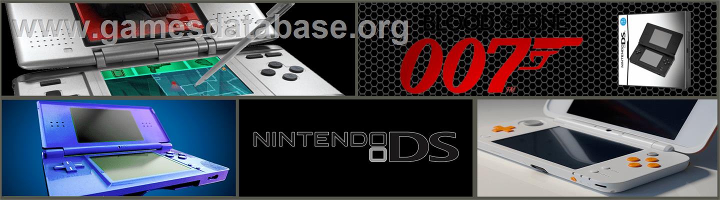 Blood Stone 007 - Nintendo DS - Artwork - Marquee