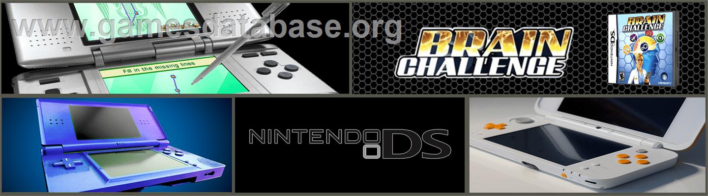 Brain Challenge - Nintendo DS - Artwork - Marquee