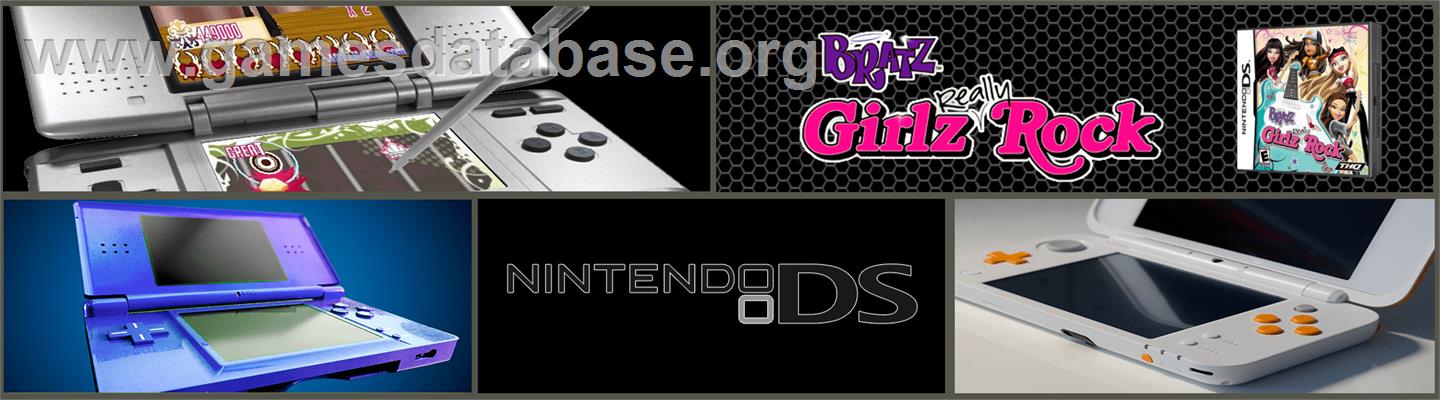Bratz - Girlz Really Rock - Nintendo DS - Artwork - Marquee