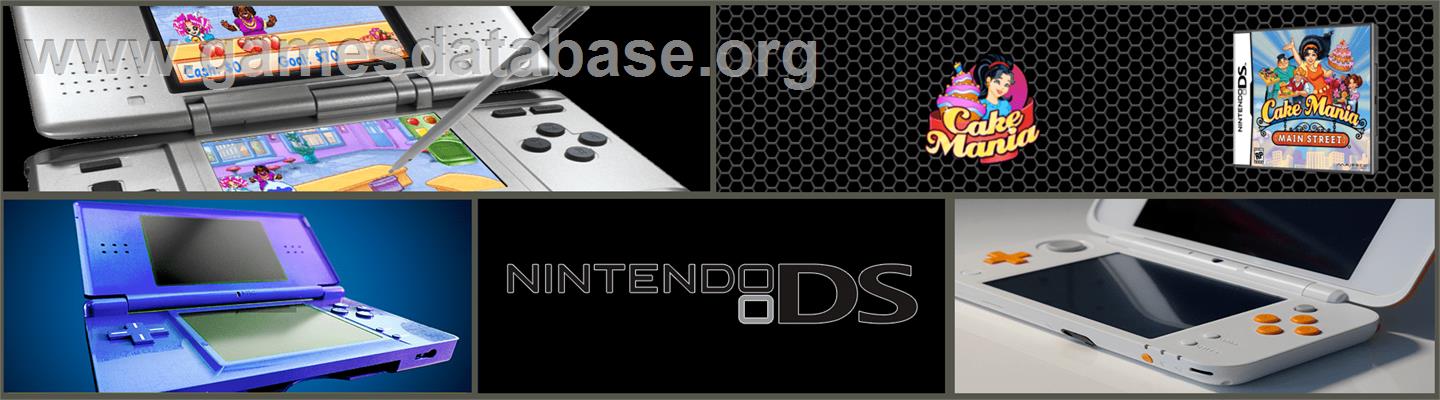 Cake Mania Main Street - Nintendo DS - Artwork - Marquee