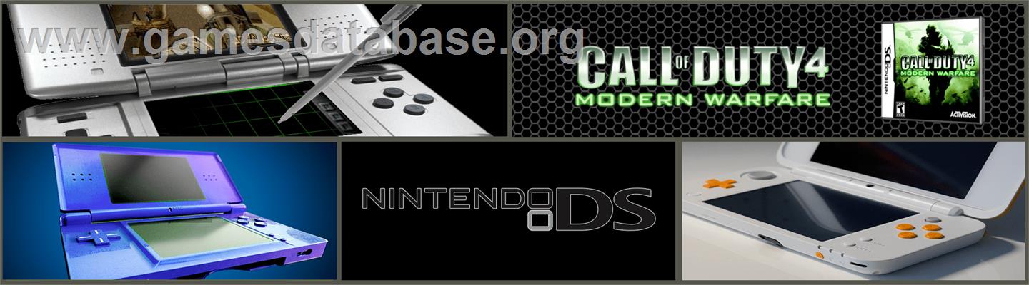 Call Of Duty 4 - Modern Warfare - Nintendo DS - Artwork - Marquee