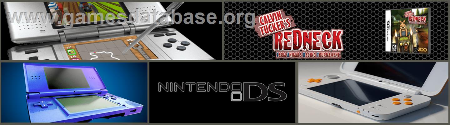 Calvin Tucker's Redneck - Farm Animal Racing Tournament - Nintendo DS - Artwork - Marquee