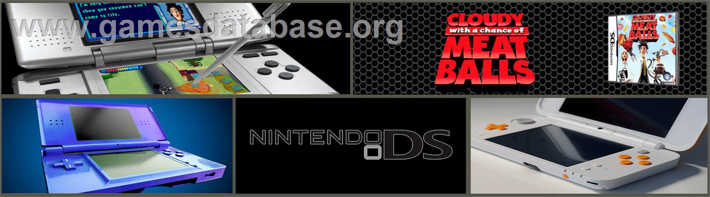 Cloudy With A Chance Of Meatballs 2 - Nintendo DS - Artwork - Marquee