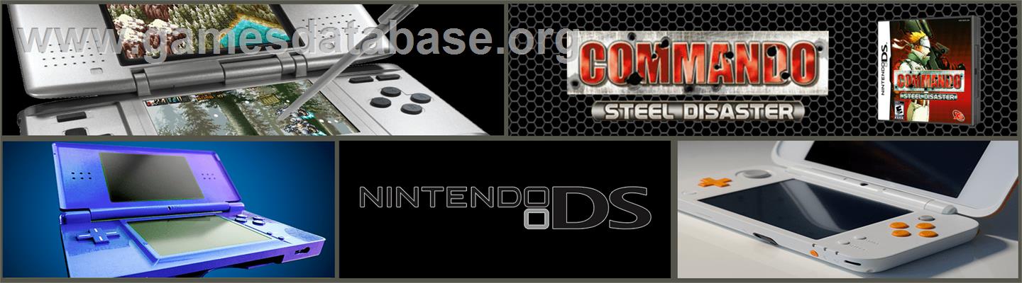 Commando - Steel Disaster - Nintendo DS - Artwork - Marquee