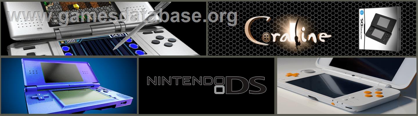 Coraline - Nintendo DS - Artwork - Marquee