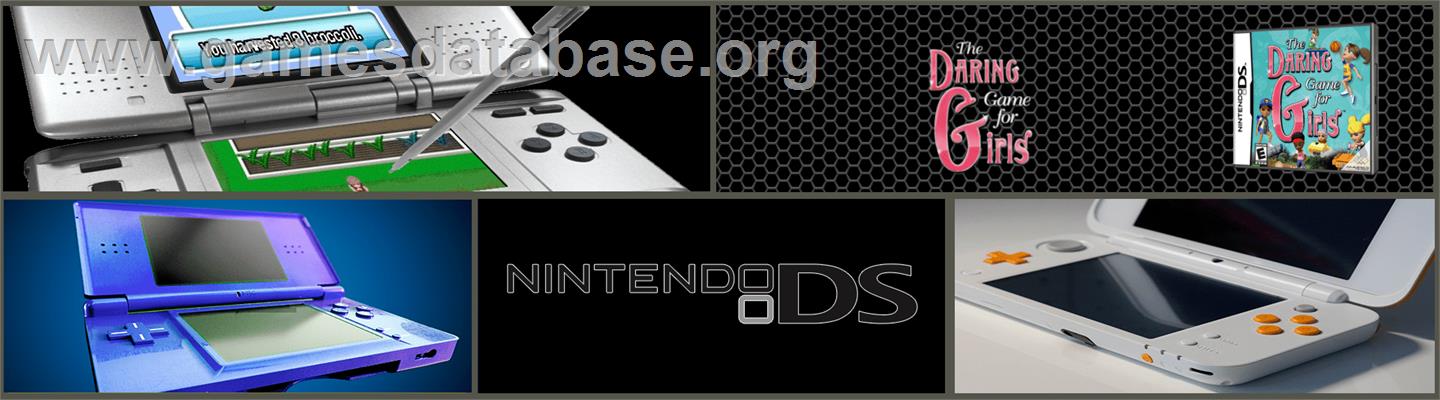 Daring Game For Girls, The - Nintendo DS - Artwork - Marquee
