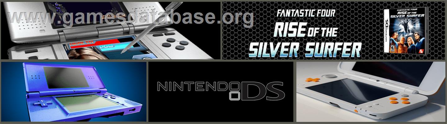 Fantastic Four - Rise Of The Silver Surfer - Nintendo DS - Artwork - Marquee