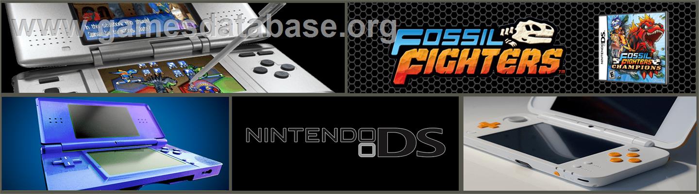 Fossil Fighters - Nintendo DS - Artwork - Marquee