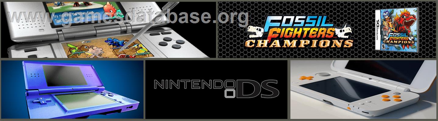 Fossil Fighters - Champions - Nintendo DS - Artwork - Marquee