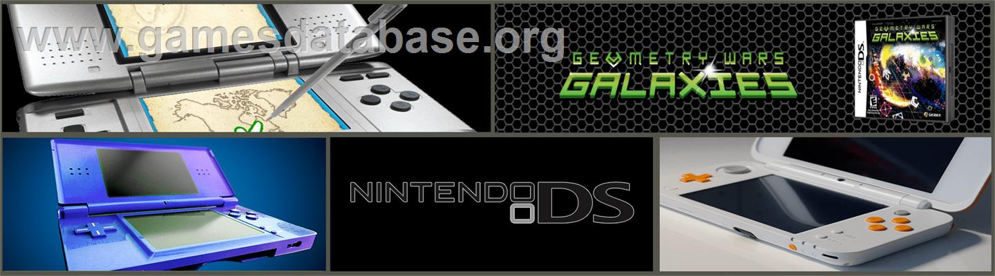 Geometry Wars Galaxies - Nintendo DS - Artwork - Marquee