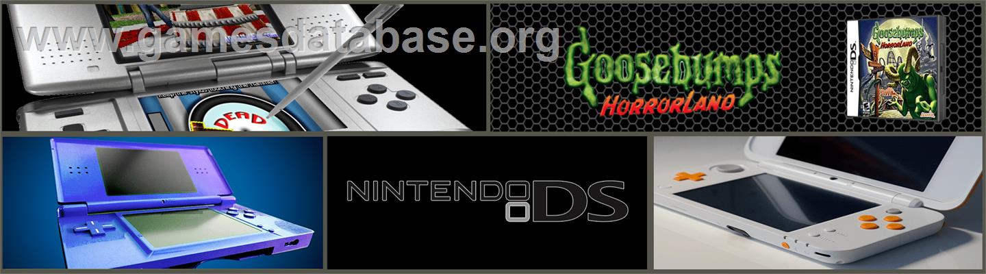 Goosebumps Horrorland - Nintendo DS - Artwork - Marquee