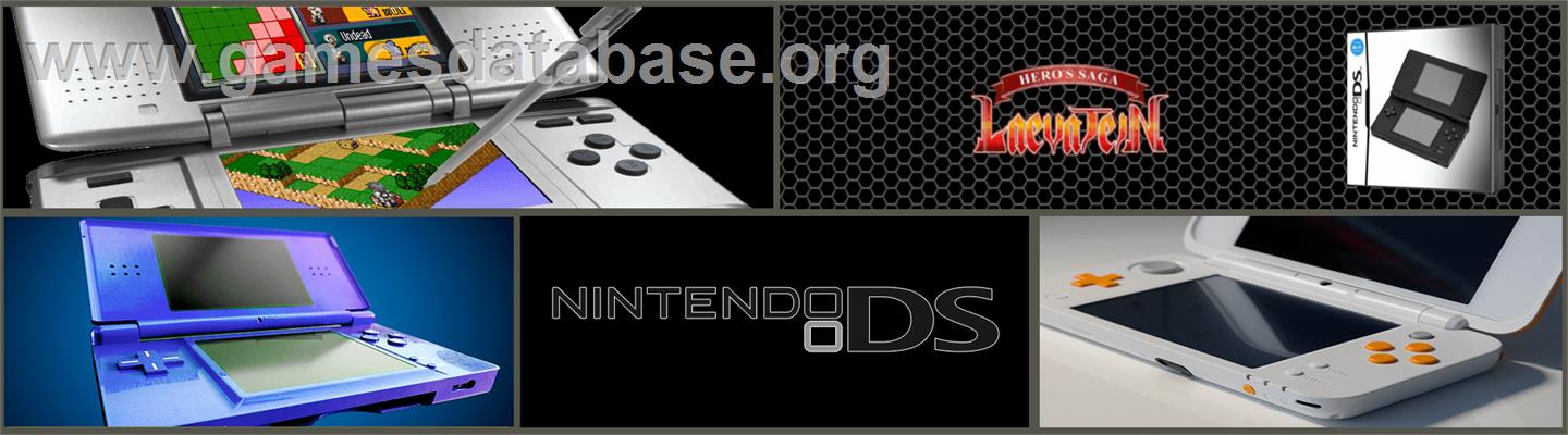 Hero's Saga Laevatein Tactics - Nintendo DS - Artwork - Marquee