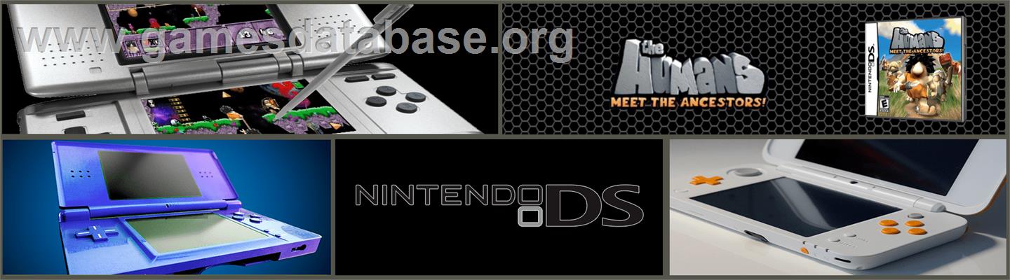 Humans, The - Meet The Ancestors! - Nintendo DS - Artwork - Marquee