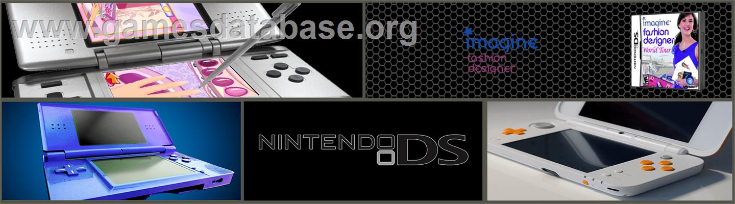 Imagine Fashion Designer World Tour - Nintendo DS - Artwork - Marquee