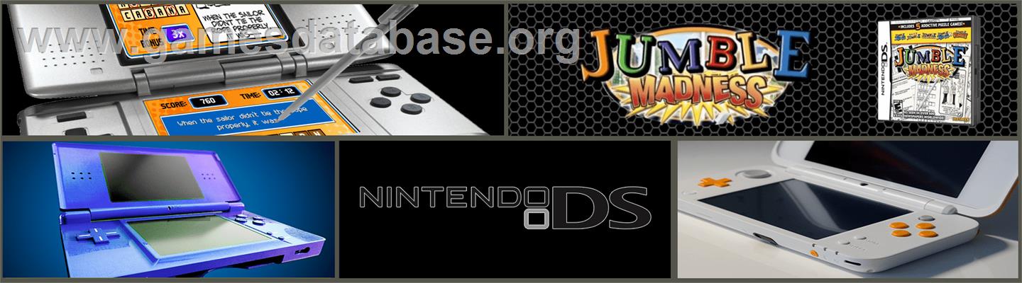 Jumble Madness - Nintendo DS - Artwork - Marquee