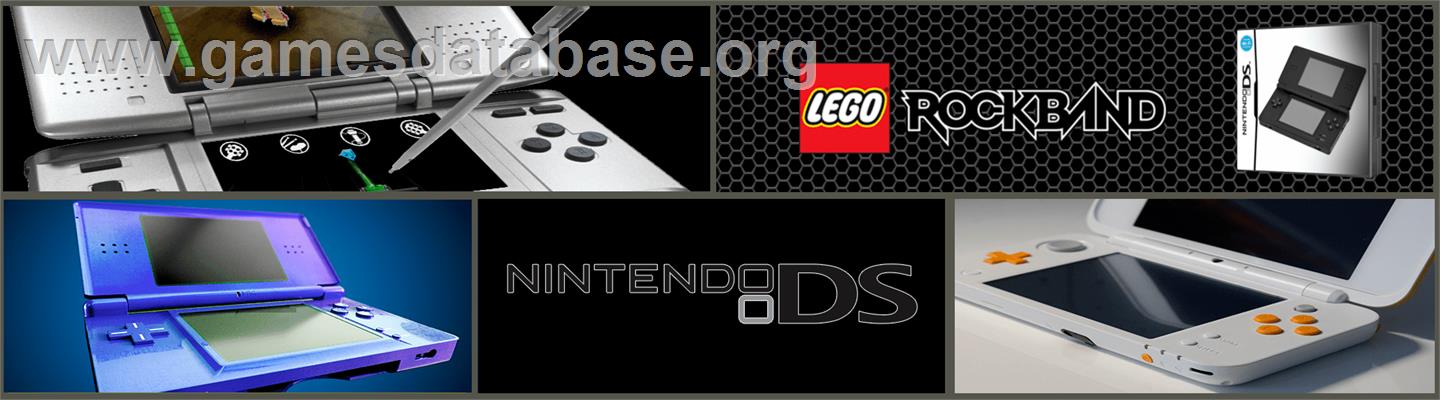 Lego Rock Band - Nintendo DS - Artwork - Marquee