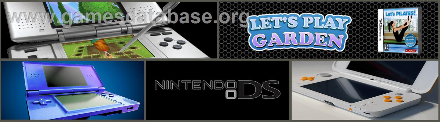 Let's Play Garden - Nintendo DS - Artwork - Marquee