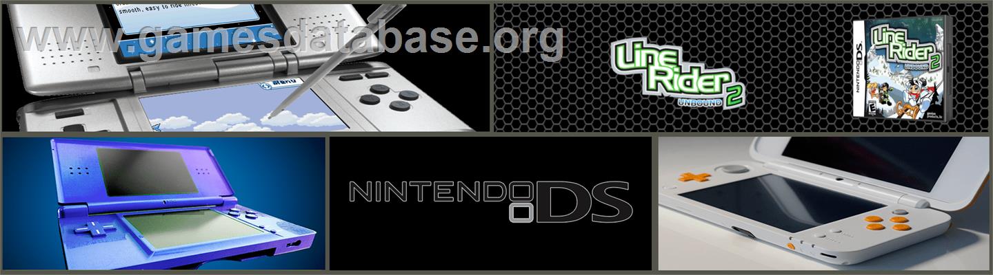 Line Rider 2 - Unbound - Nintendo DS - Artwork - Marquee
