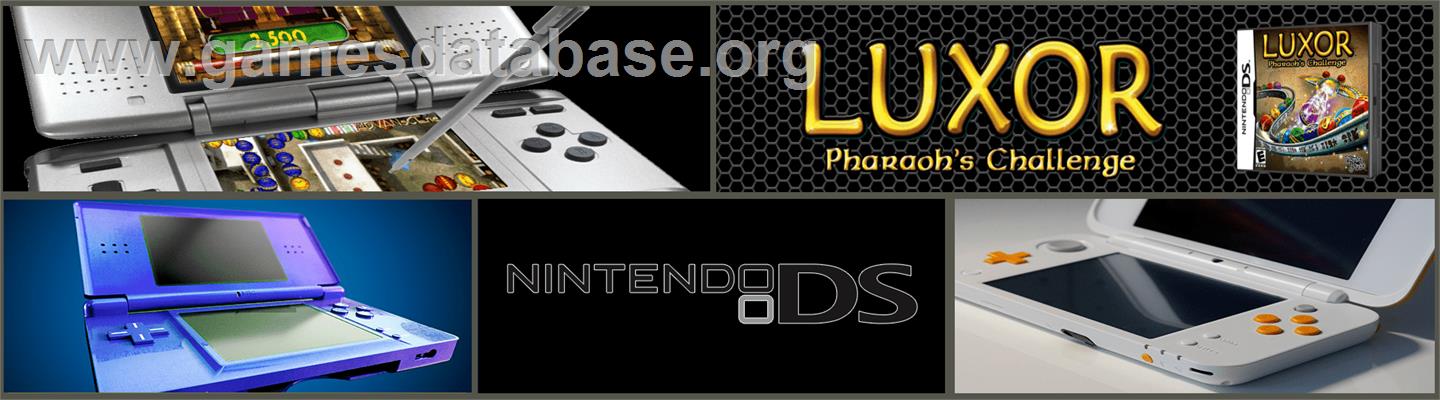 Luxor Pharaoh's Challenge - Nintendo DS - Artwork - Marquee