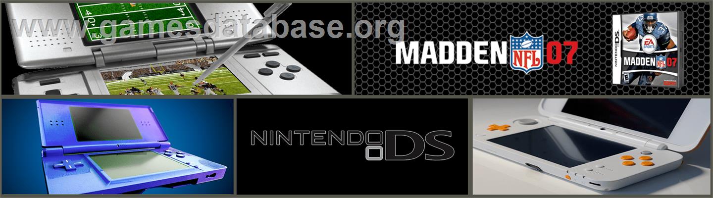 Madden Nfl 07 - Nintendo DS - Artwork - Marquee
