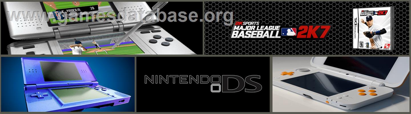 Major League Baseball 2k7 - Nintendo DS - Artwork - Marquee