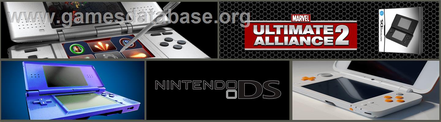 Marvel Ultimate Alliance 2 - Nintendo DS - Artwork - Marquee