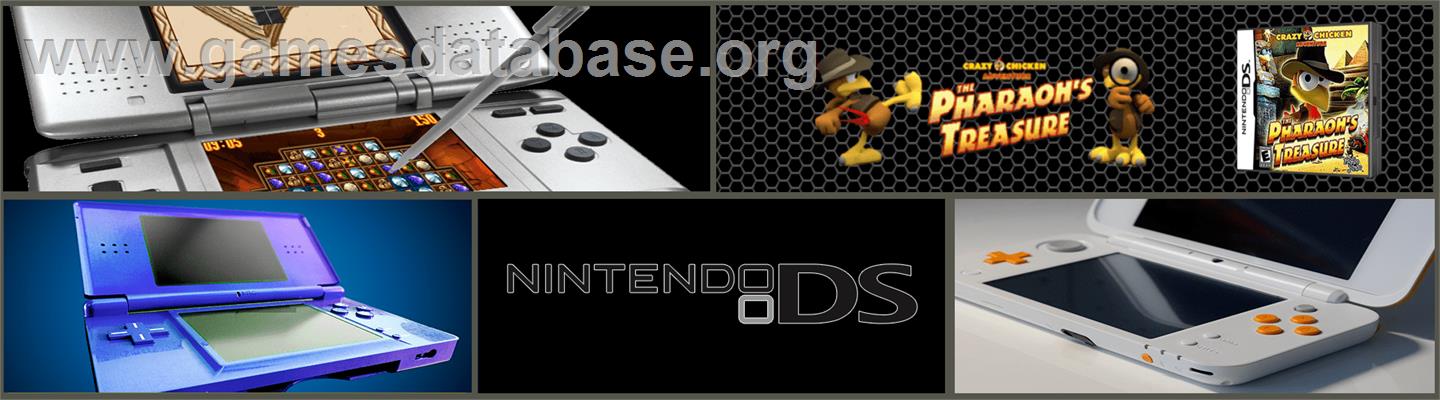 Moorhuhn Adventure - The Pharaoh's Treasure - Nintendo DS - Artwork - Marquee