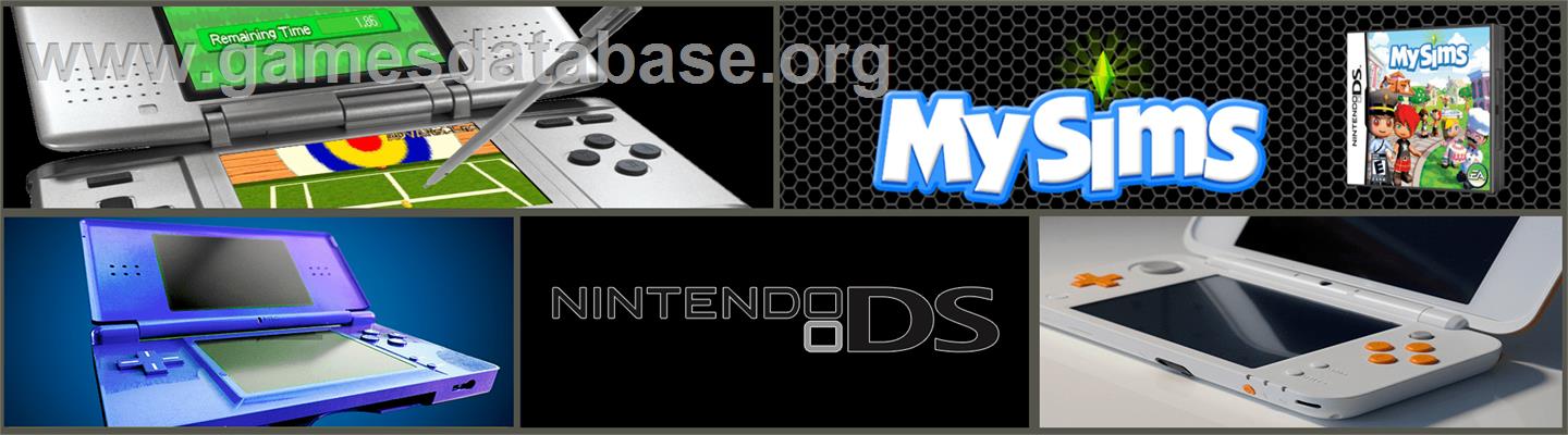 Mysims - Nintendo DS - Artwork - Marquee