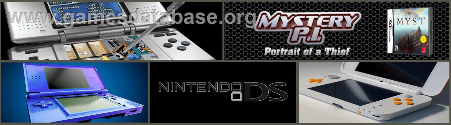 Mystery P.i. - Portrait Of A Thief - Nintendo DS - Artwork - Marquee