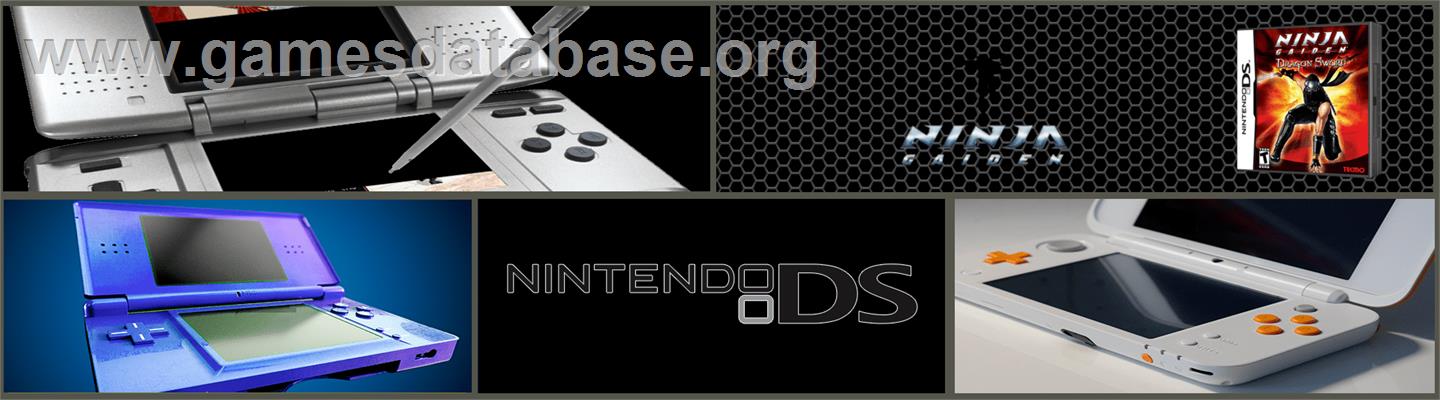 Ninja Gaiden Dragon Sword - Nintendo DS - Artwork - Marquee