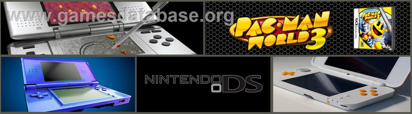 Pac-Man World 3 - Nintendo DS - Artwork - Marquee