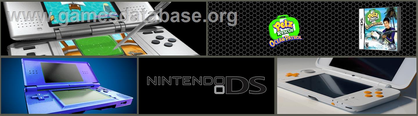 Petz Rescue - Ocean Patrol - Nintendo DS - Artwork - Marquee