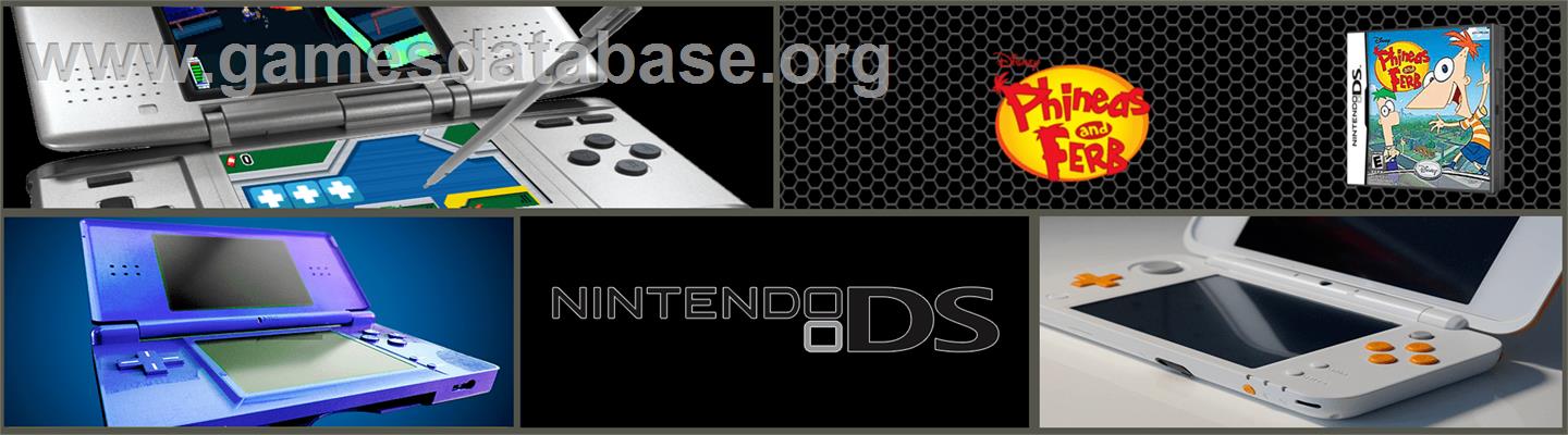 Phinéas Et Ferb - Voyage Dans La Deuxième Dimension - Nintendo DS - Artwork - Marquee
