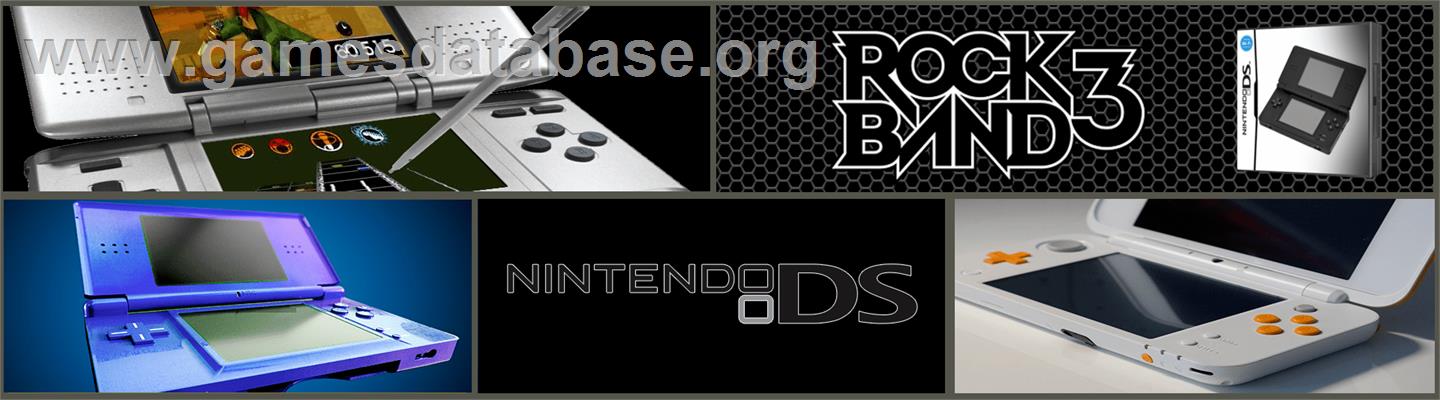 Rock Band 3 - Nintendo DS - Artwork - Marquee