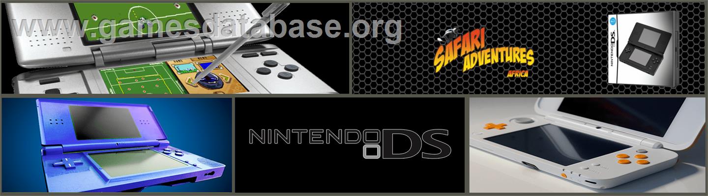 Safari Adventures - Africa - Nintendo DS - Artwork - Marquee