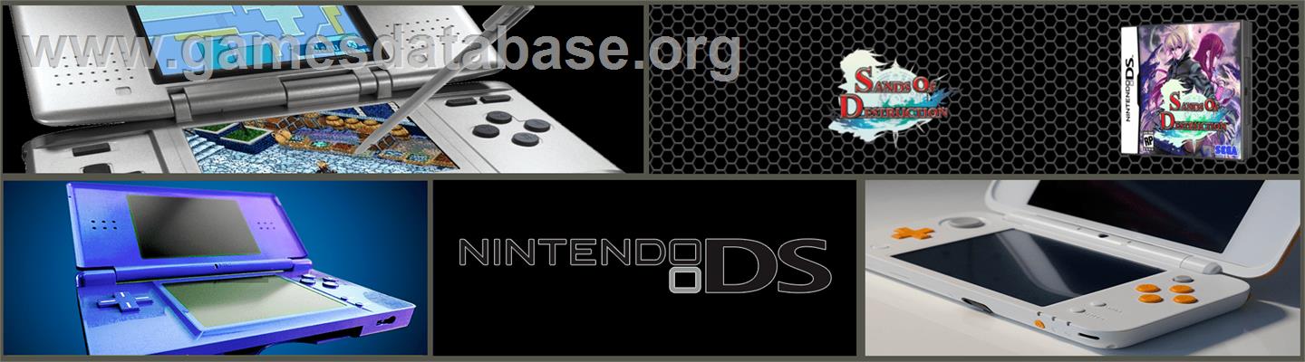 Sands Of Destruction - Nintendo DS - Artwork - Marquee