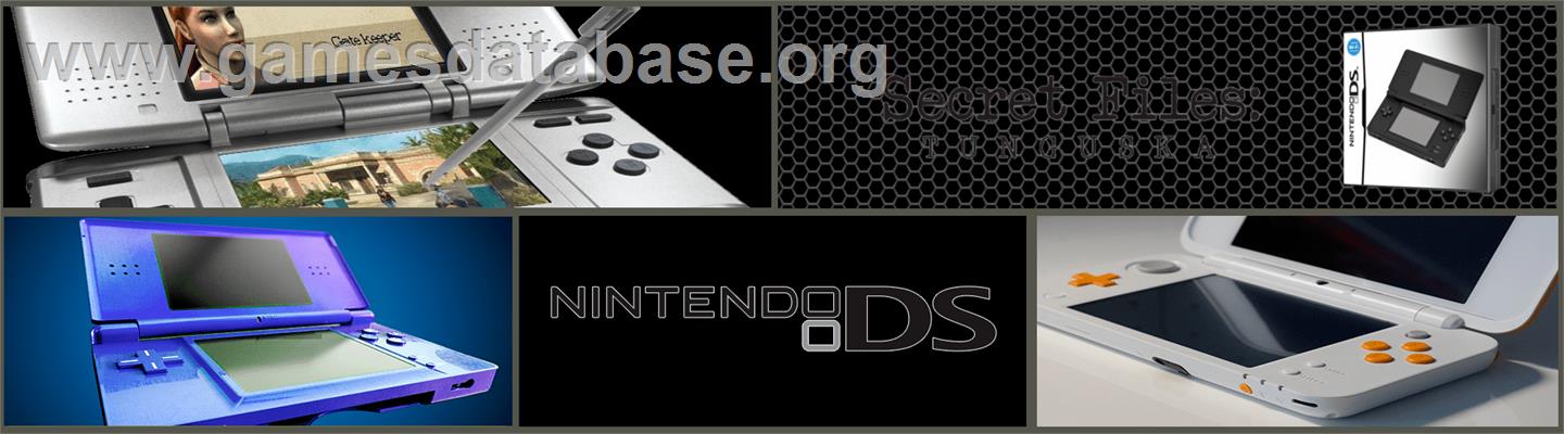 Secret Files - Tunguska - Nintendo DS - Artwork - Marquee