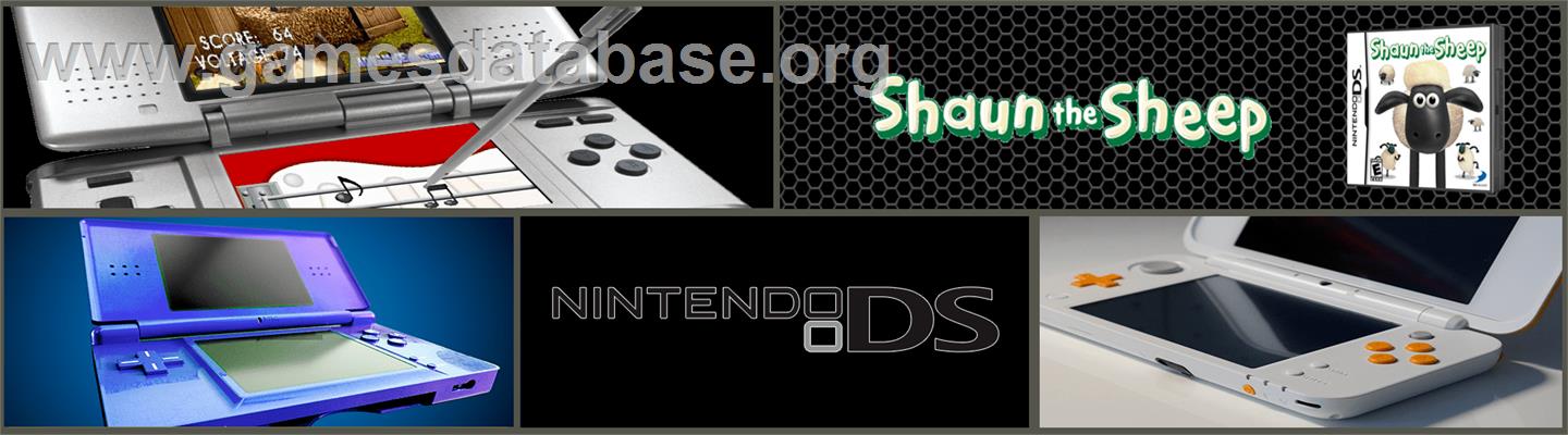 Shaun The Sheep - Nintendo DS - Artwork - Marquee
